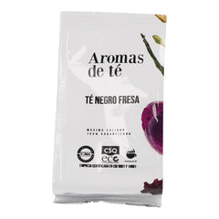 Té negro fresa