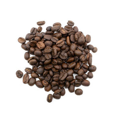 Coffee beans with chocolate, almond and cherry